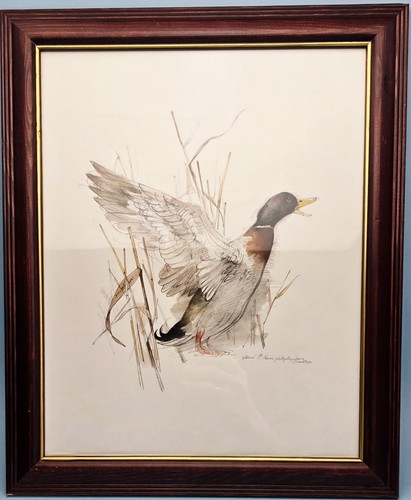 Framed vintage offset - framed,