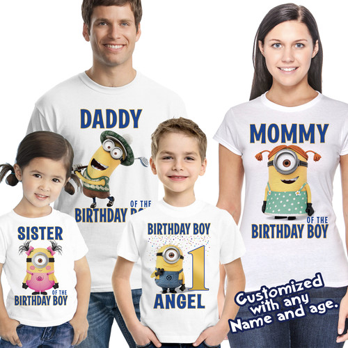 Customized minions birthday - minions,