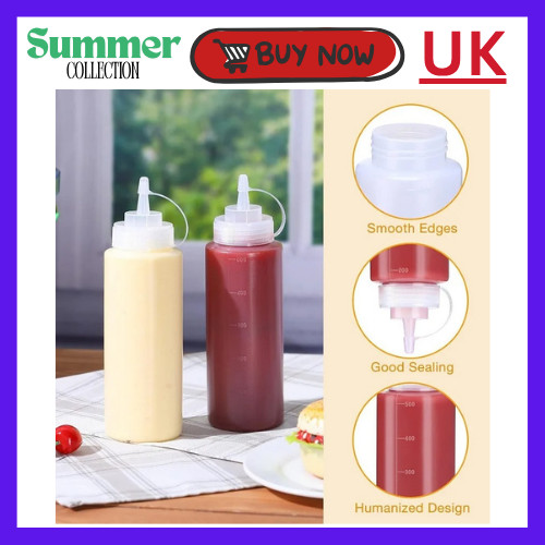 240ml plastic clear - 240ml, squeezy