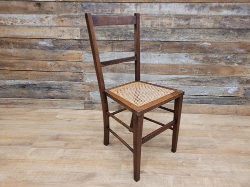 Antique edwardian oak ladder - oak,