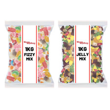 2 For £10 - Huge 2kg Pick 'n' Mix Sweets - Fizzy & Jelly - As Seen On TikTok