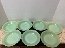 7 Fire King Green Jadeite Oven