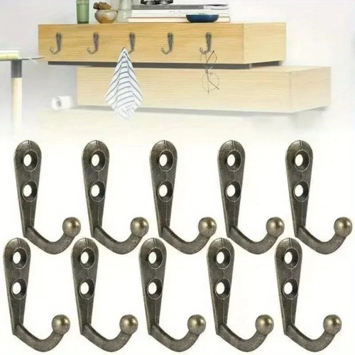 10x coat hooks vintage wall - vintage,