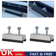 2X Camper Van Motorhome Roof Rail Mounting Brackets for Solar Panel Roof Rack UK