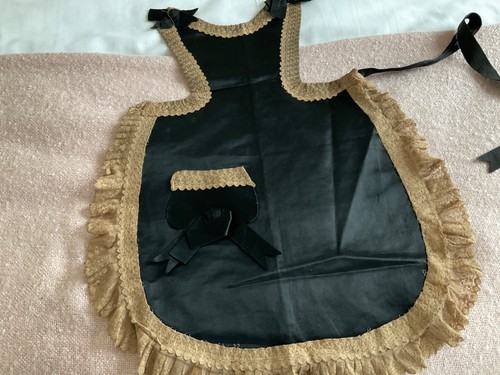 Victorian black silk - , maid's