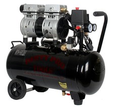Silent Air Compressor 24 Litre Oil Free 220V 8 Bar 115Psi 24L Dirty Pro Tools 25