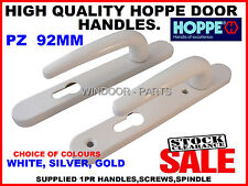 UPVC DOOR HANDLE 92MM PZ HOPPE LEVER / LEVER WHITE,SILVER,GOLD