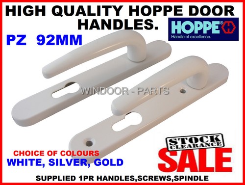 Upvc door handle 92mm hoppe - handle, pz