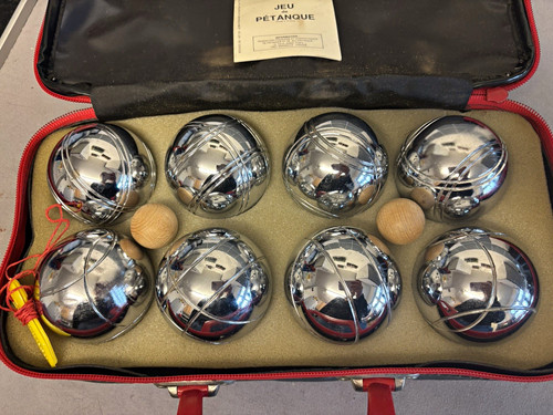 Jeu pétanque metal - jeu,