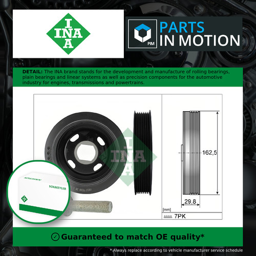 Crankshaft pulley fits - pulley,