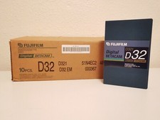 9 X Fujifilm D321 D32 Digital Betacam Video Cassettes