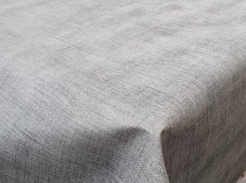 Plain grey denim linen - plain,