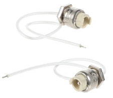 2 x LA211 LINCAT CHIP SCUTTLE HEATED DISPLAY END PUSH FIT CONNECTOR LAMP HOLDER