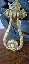 Large Vintage Solid Brass
