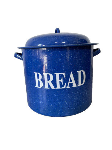 Vintage enamel bread - vintage,