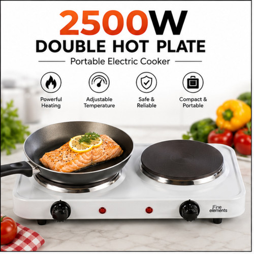 2500w double hot plate - 2500w,