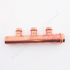 Viega ProPress 1" x 1/2" Copper Manifold 3-Outlet 65803 CXFTGXC