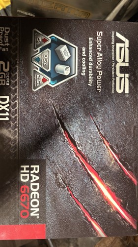 Asus radeon 6670 2gb ddr3 - hd,