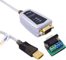 DTech 1.5ft USB to RS422 RS485 Serial Port Converter Adapter Cable with FTDI Ch
