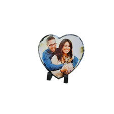 Personalised Heart Photo Slate