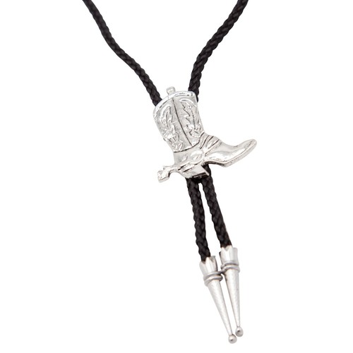 Cowboy bootlace bolo - cowboy, tie