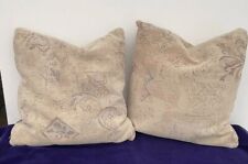 Vintage Original Ercol Sofa Cushions with Original Covers x2