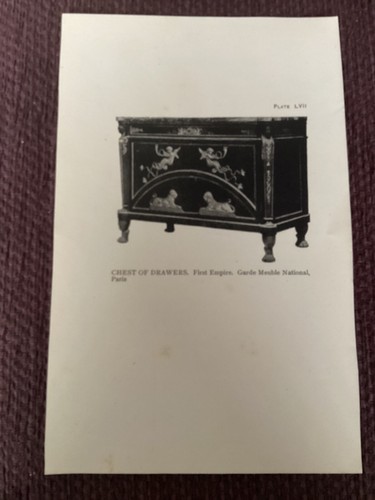Antique 1913 print chest of - print,,