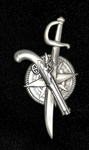 Cutlass and flintlock pirate - and,
