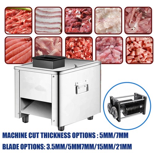 Electric meat cutting - meat, machine