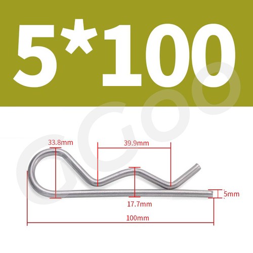 Clips pin spring lynch hitch - clips,