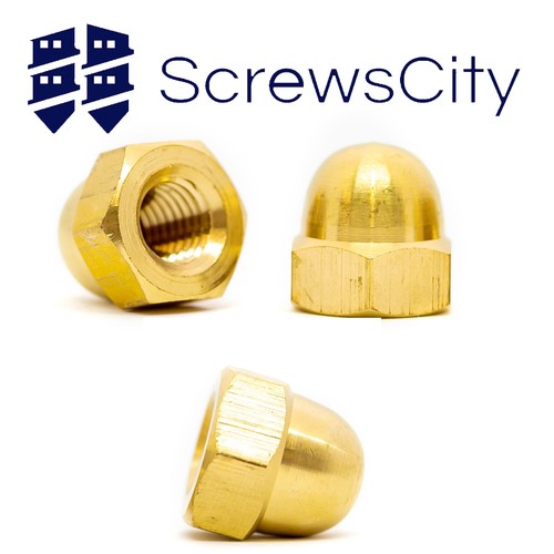 Brass domed nuts for - brass,