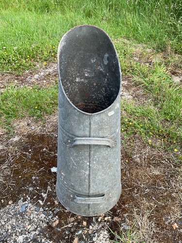 Vintage galvanized coal - galvanized,