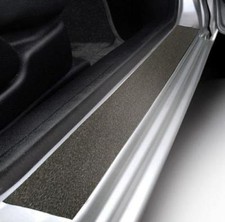 Textured SATIN BLACK Door Sill Step Guard Protectors fits FORD (01)