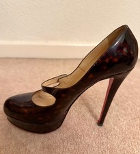 Christian Louboutin Relika 120 Tortoiseshell  Brown - EU 41.5 UK 8.5 Beautiful!