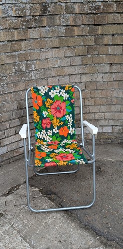 Vintage retro folding floral - retro,