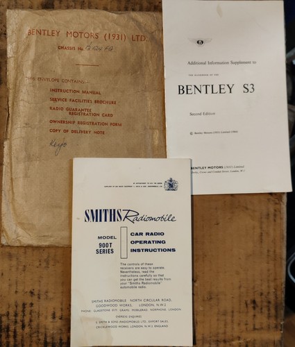 Bentley delivery envelope - bentley,