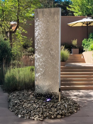 Stainless steel water wall - stainless,