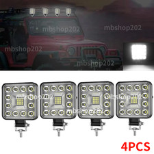 4x HQ 12v 24v Led Work Flood