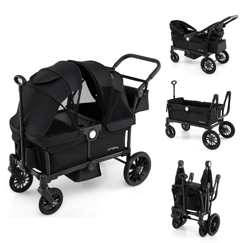 Wagon stroller for - wagon, push