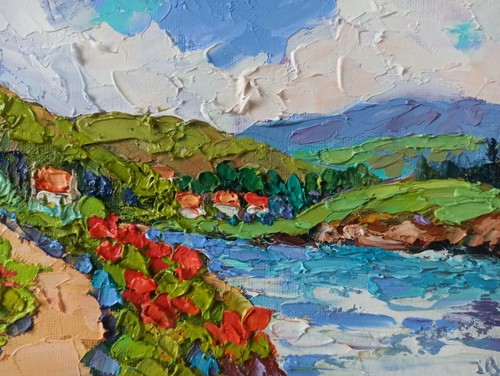 Original oil painting irish - original,