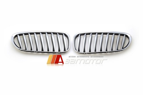 Chrome front kidney grilles - chrome,