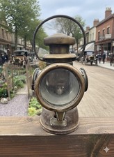 Jos Lucas LTD "King of the Road" No. 432 Vintage Brass Paraffin Motor Car Lamp