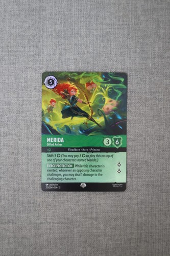Disney lorcana merida gifted - disney,
