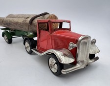 Triang Minic 74M Articulated Mechanical Horse With Log Trailer