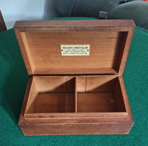 Silver grey elm box - box, c1936