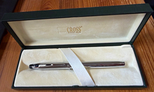 Cross fountain pen silver - pen,