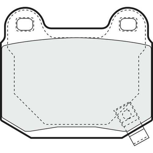 Brake pads set for mitsubishi - brake,