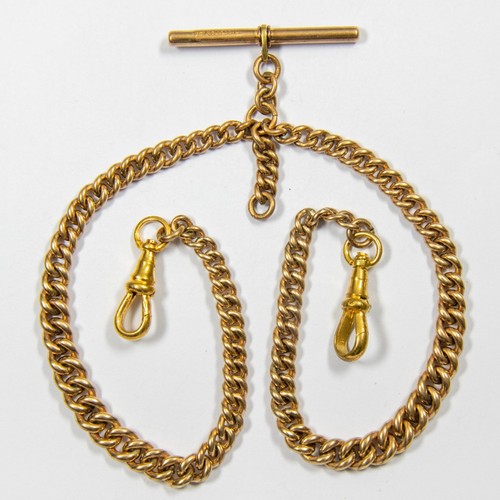 Antique double albert - albert, pocket