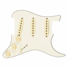 Fender Prewired Stratocaster Pickguard with Tex-Mex Pickups (Parchment White)
