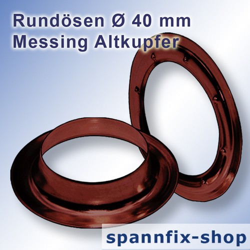 Round eyelets mm brass - eyelets,